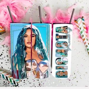 Karol G Bichota 20 Oz Skinny Sublimated Tumbler